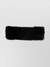 Totême Plush Faux Fur Headband Accessory In Black