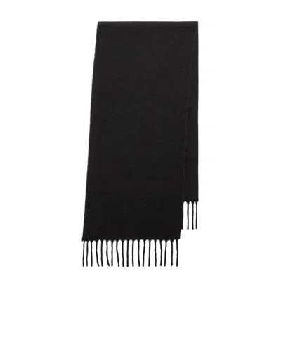 Totême Plush Scarf In Black