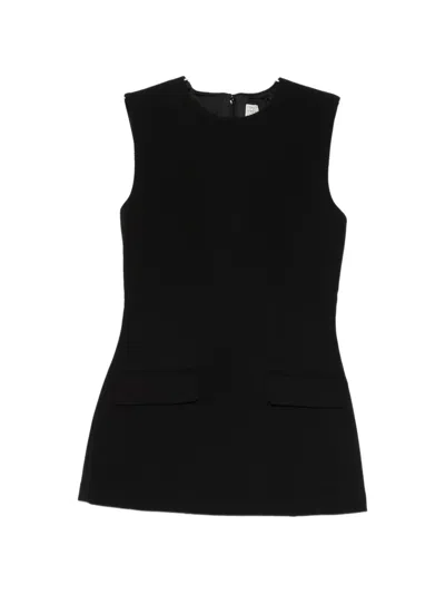 Totême Pocket Sleeveless Top In Black