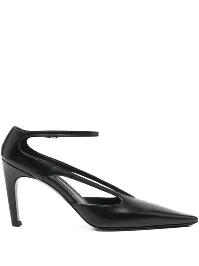 TOTÊME POINTED-TOE LEATHER PUMPS