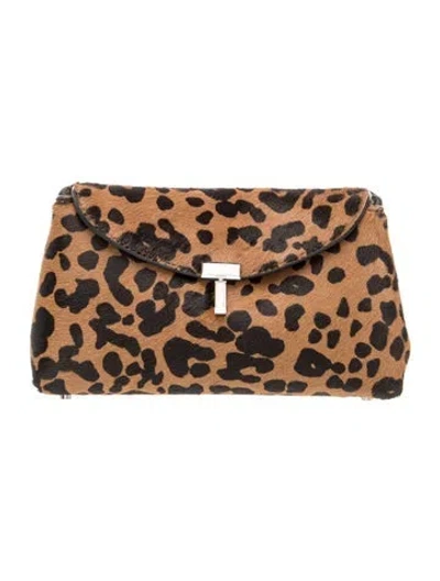 Pre-owned Totême Ponyhair Tote Mini In Neutral