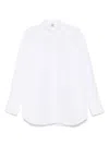 Totême Raw Raglan Shirt With Curved Hem