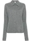 Totême Straight-collar Cashmere Shirt