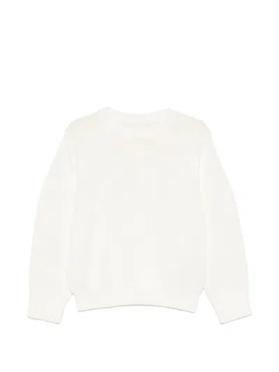 Totême Toteme Pre Cotton Oversized Sweater In White
