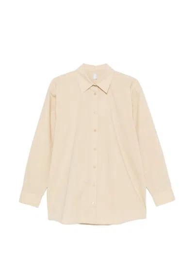 Totême Toteme Pre Cotton Shirt In Gold