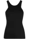 Totême Fine Curved Ribbed Tank Top