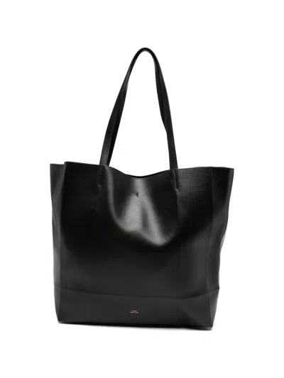 Totême Toteme Pre Roam Leather Tote Bag In Black