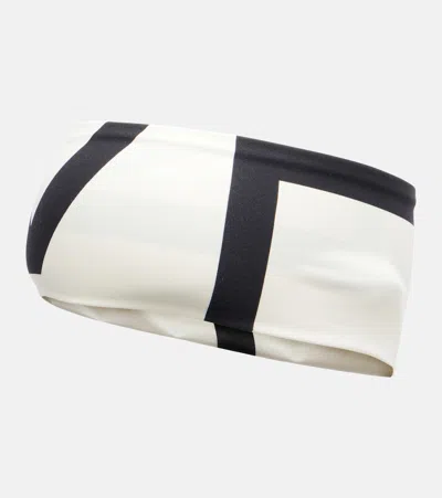 Totême Printed Headband In White