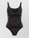 Totême Printed High Leg Scoop Back Swimsuit