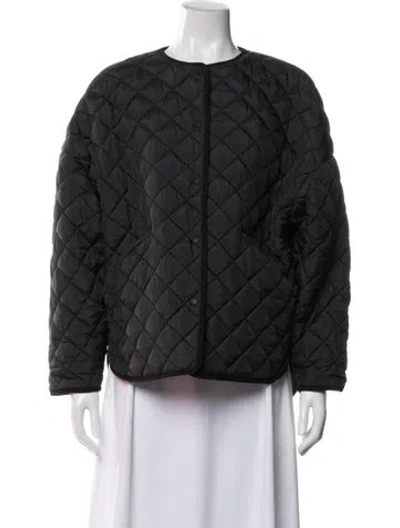 Pre-owned Totême Printed Jacket In Gray