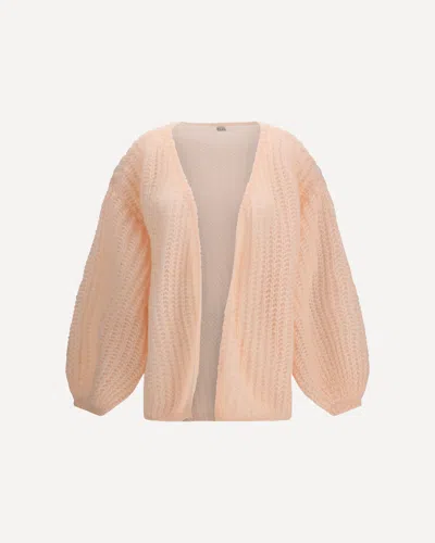 Totême Puffed Cardigan In Pink