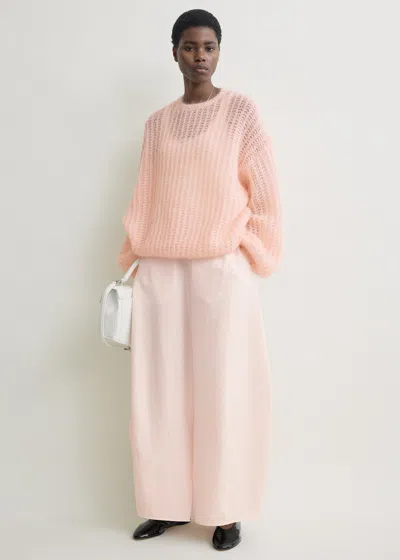 Totême Puffed Knit Bloom In Pink