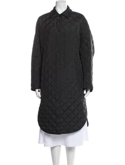 Pre-owned Totême Puffer Coat In Gray