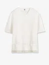Totême Pullover Satin Top In White
