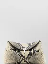 Totême Python Skin Mini Shoulder Bag In Gray
