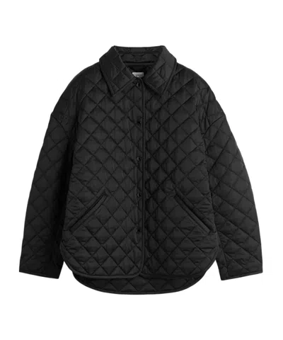 Totême Quilted Cotton Jacket In Purple
