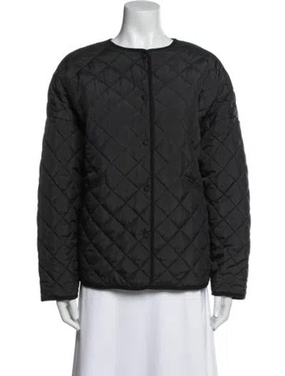 Pre-owned Totême Quilted Jacket In Black