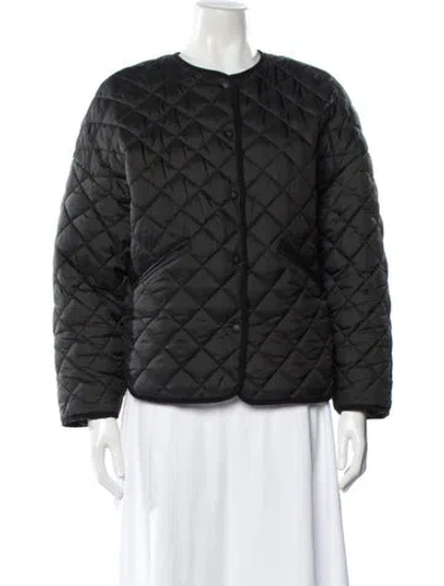 Pre-owned Totême Quilted Jacket In Black