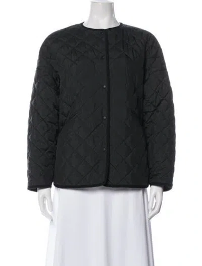 Pre-owned Totême Quilted Jacket Jacket In Gray