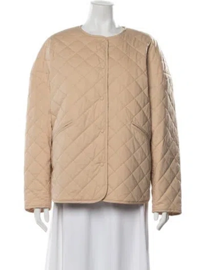 Pre-owned Totême Quilted Jacket In Neutral