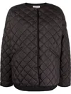 Totême Toteme Quilted Short Jacket In Black