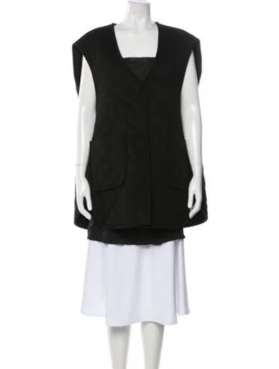 Pre-owned Totême Quilted Wool Vest Wool Jacket In Multi