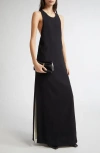Totême Toteme Racerback Evening Dress In Black