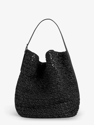 TOTÊME RAFFIA SHOULDER BAG