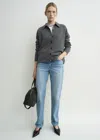 Totême Raglan-sleeve Cashmere Cardigan Dark Grey In Gray