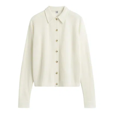 Totême Raglan-sleeve Cashmere Cardigan In Neutral
