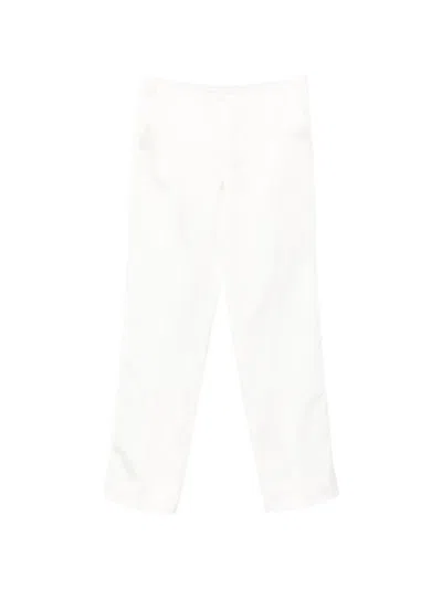 Totême Raw Hem Trousers In White