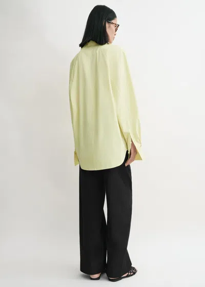 Totême Raw Raglan Shirt In Green