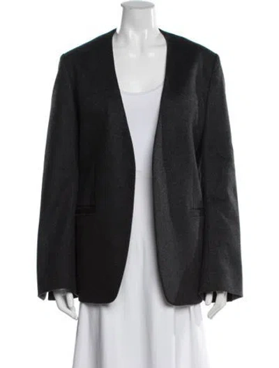 Pre-owned Totême Recycled Cashmere Blazer Cashmere Blazer In Grey