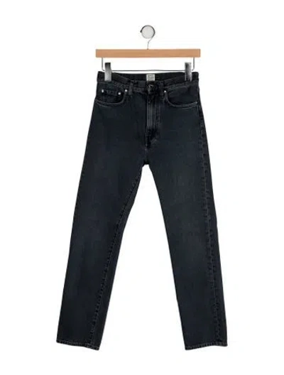 Pre-owned Totême Regular Fit Straight Leg Jeans In Blue