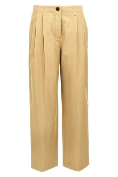 Totême 'relaxed Chino' Pants In Brown