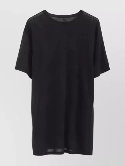 Totême Relaxed Fit Knit T-shirt In Black