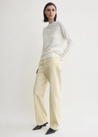 Totême Relaxed Twisted Trousers Sand In Neutral