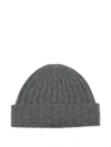 Totême Ribbed Cashmere Beanie In Gray
