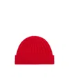 Totême Ribbed Cashmere Beanie In Red
