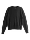 Totême Ribbed Crew-neck Sweater In Black