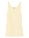 Totême Ribbed Sleeveless Top In Neutral