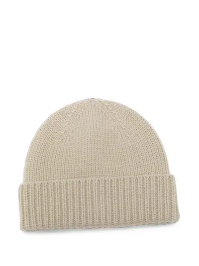 Totême Ribbed-knit Beanie Hat In Pattern