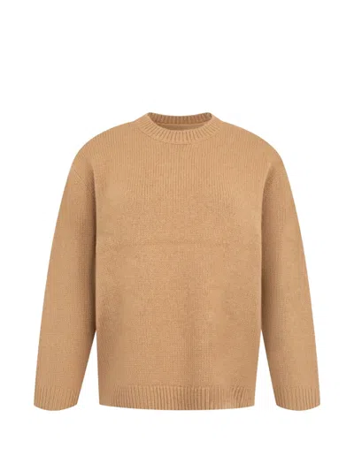 Totême Ribbed-knit Sweater In Brown