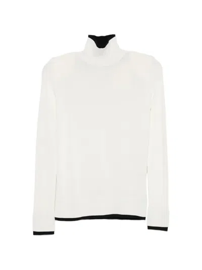 Totême Ribbed-knit Turtleneck Sweater In Neutrals
