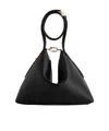Totême Ribbon Wristlet Tote In Black