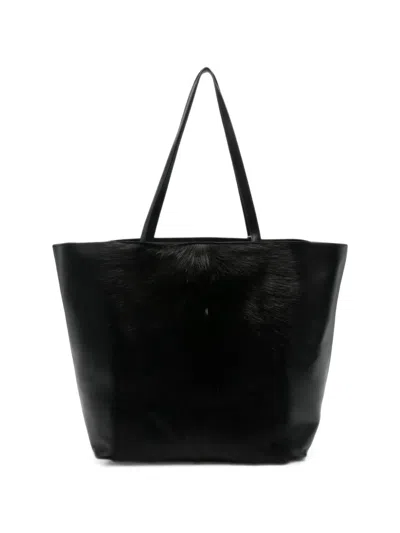 Totême Roam Goat Hair Tote Bag In Blue