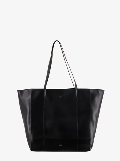 Totême Roam Leather Shoulder Bag In Black