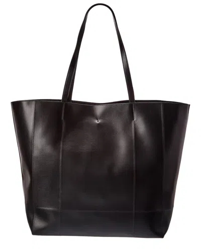 Totême Toteme Roam Leather Tote In Black