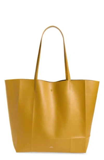Totême Toteme Roam Leather Tote In Brown