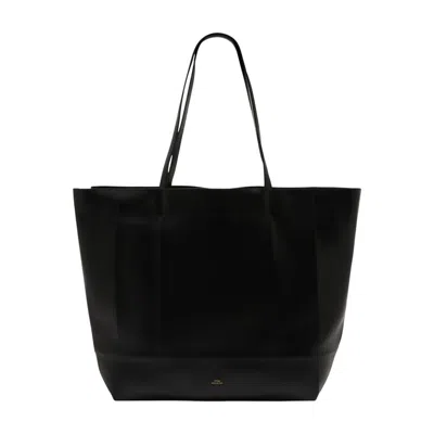Totême Toteme Roam Tote Bag In Black Leather